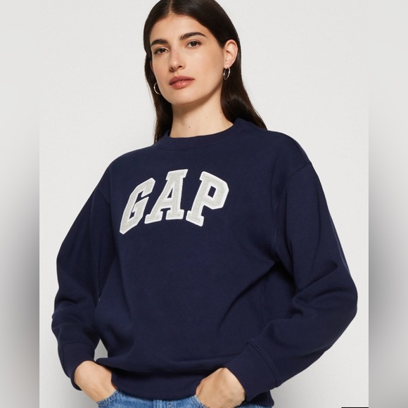 GAP | Women’s Heritage Navy Sweatshirt | Size XL | NWOT - Picture 2 of 7